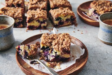 Blueberry Buckle Coffee Cake