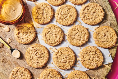 Chai-Glazed Almond Cookies
