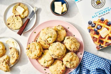 Gluten-Free Cheese Biscuits made with baking mix 