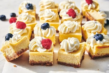 Vanilla Bean Cheesecake Bars 