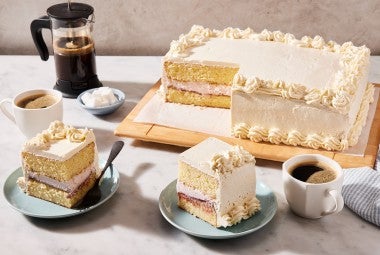 Raspberry and Honey Sheet Cake Layer Cake