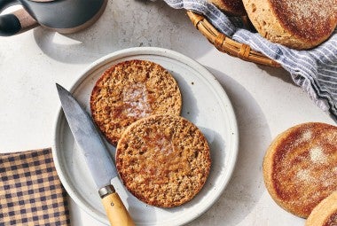 Baked Cinnamon English Muffins 