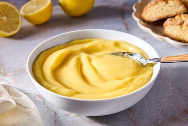 Lemon Curd in a bowl
