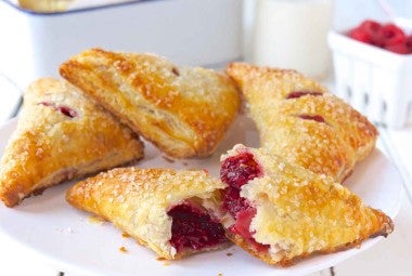 Raspberry Puff Turnovers