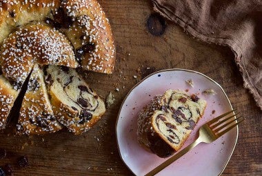 Chocolate-Cherry Brioche