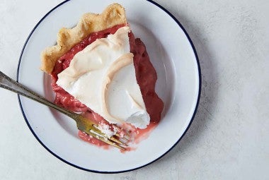 Strawberry Cream Meringue Pie