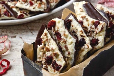 Cranberry Nut Chocolate Bark