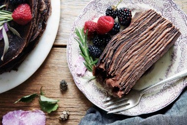 Chocolate Crêpe Cake