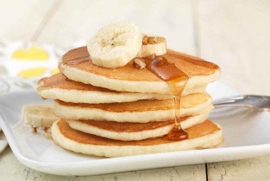 Gluten-Free Pancakes made with baking mix