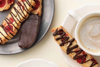 Candied Cherry and Almond Biscotti