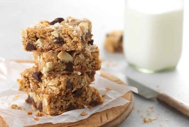 Gluten-Free Triple Chunk Oatmeal Coconut Cookie Bars