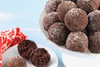 Chocolate Cake Doughnut Holes