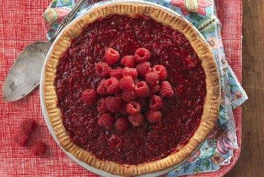 Fresh Raspberry Pie