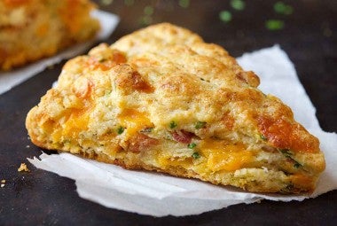 Bacon-Cheddar-Chive Scones