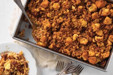 Cranberry Orange Cornbread Stuffing