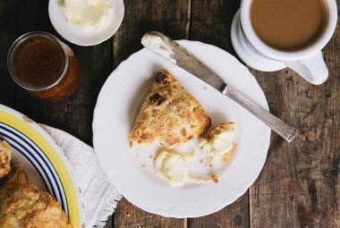 Apricot-Ginger Scones