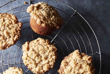 Brandied Apple Honey Muffins