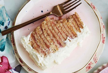 Rhubarb Icebox Cake