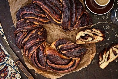 Chocolate Babka Wreath