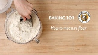 How To Measure Flour