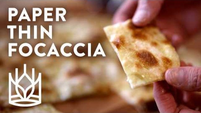 Click to open a video entitled Focaccia Di Recco