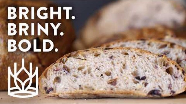 Click to open a video entitled Preserved Lemon and Olive Bread