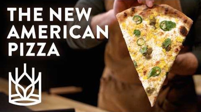 Click to open a video entitled New American Pizza