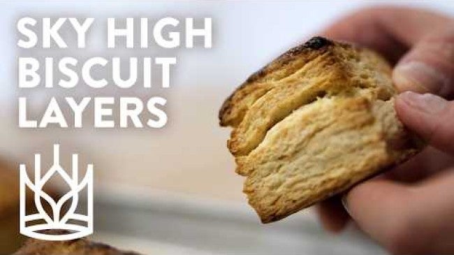 Click to open a video entitled Ultimate Flaky Biscuits