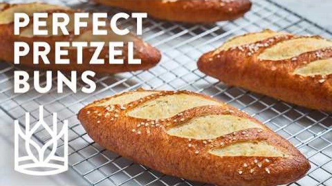 Click to open a video entitled Pretzel Buns