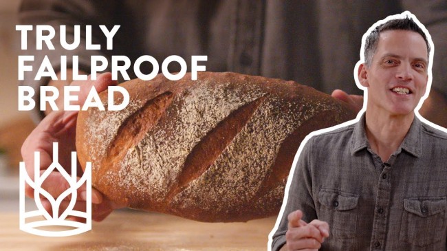 Click to open a video entitled The Easiest Loaf of Bread You'll Ever Bake